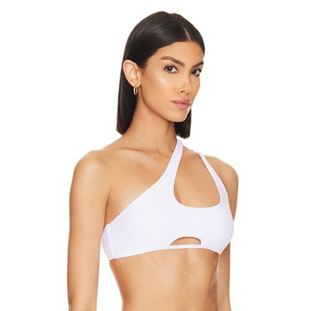Superdown Misty Bikini Top in White